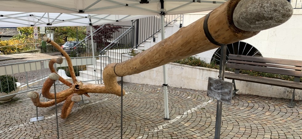 Due anni dopo Vaia, la scultura "Il vento del cambiamento" arriva a Tenna per ripristinare l'area devastata di Alberé